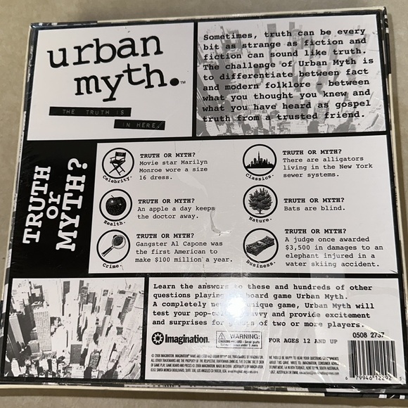 Urban Myth Board Game New Unopened Adult Ages 12+ - Picture 4 of 8